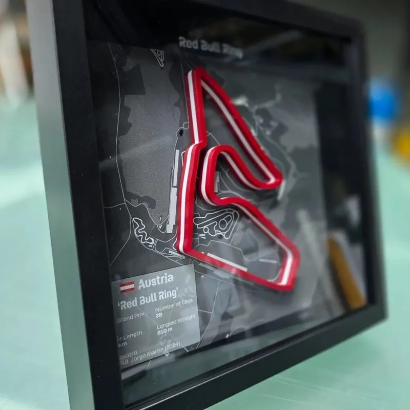 تابلو دیواری پیست موتور redbull gp